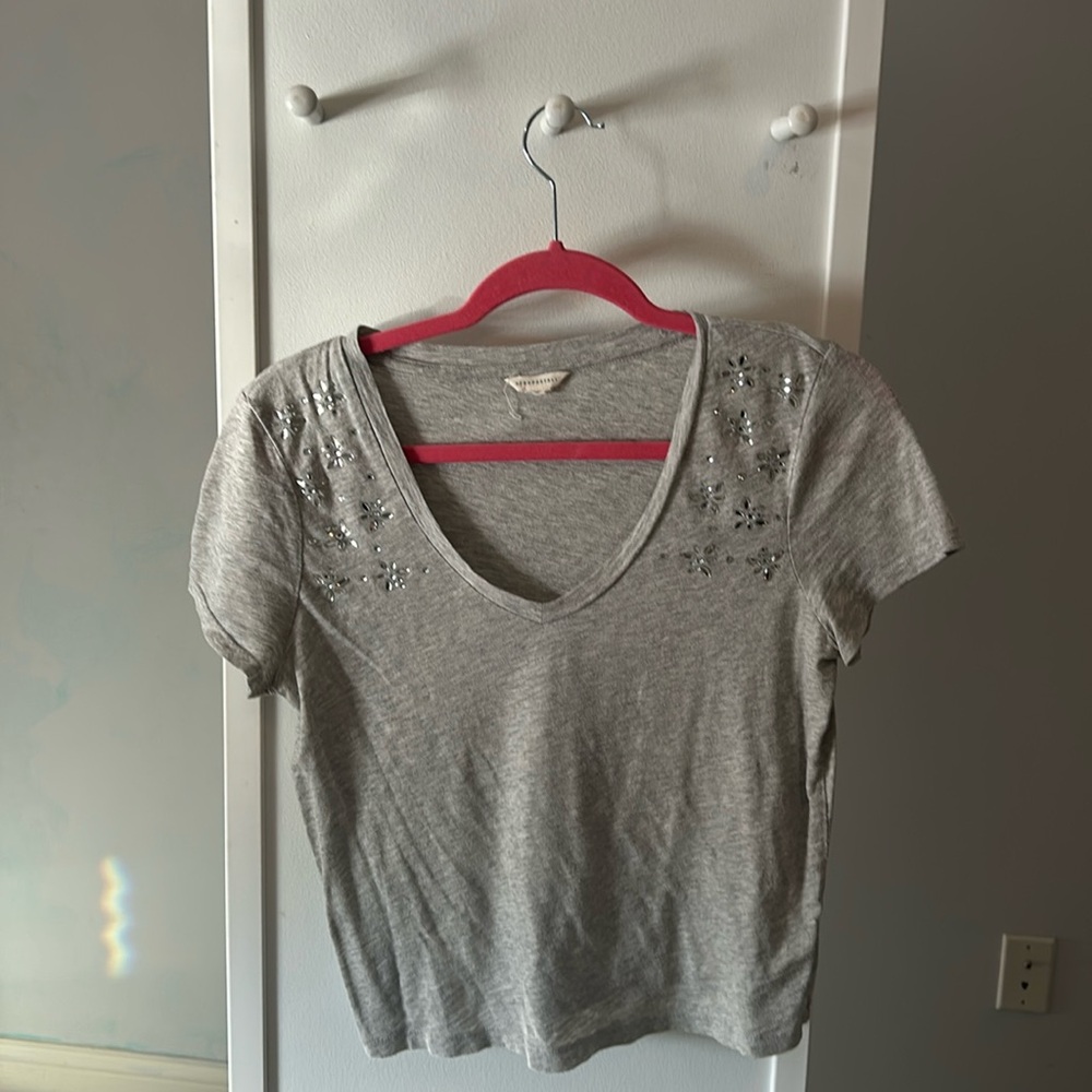 Women’s Medium Gray Crop Top
